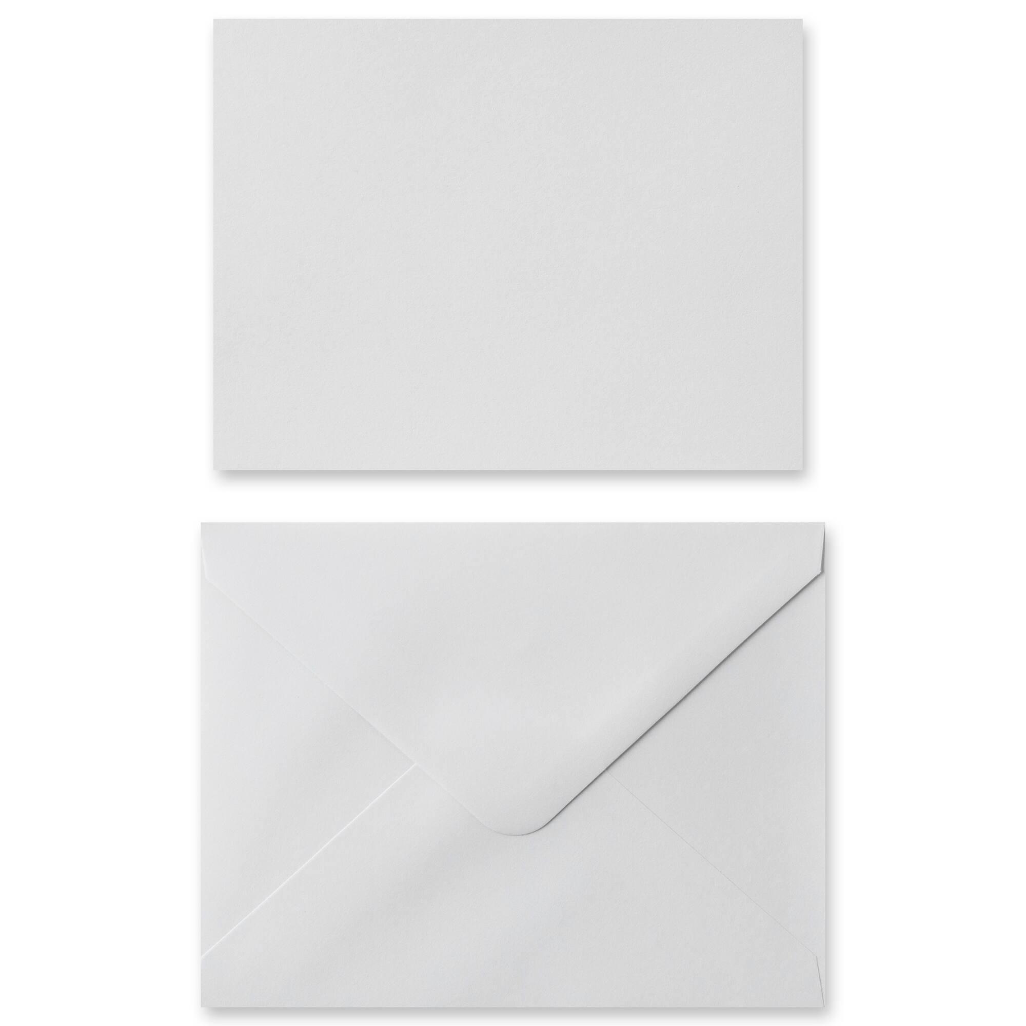 Sets of White Flat Cards & Envelopes by Recollections
